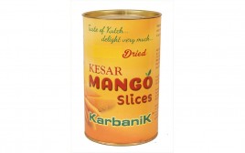 Karbanik Dried Kesar Mango Slices  Tin  500 grams